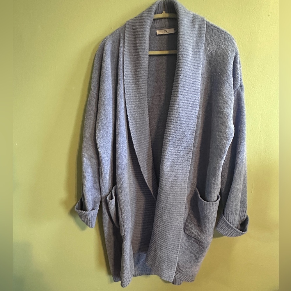 NWOT Natori Soft Lavender Textured Cardigan - Picture 3 of 9
